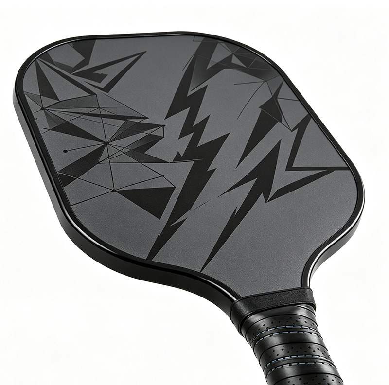 Wide Face Fiberglass Pickleball Paddle Large Sweet Spot Entry Level Bulk Thumbnail 6