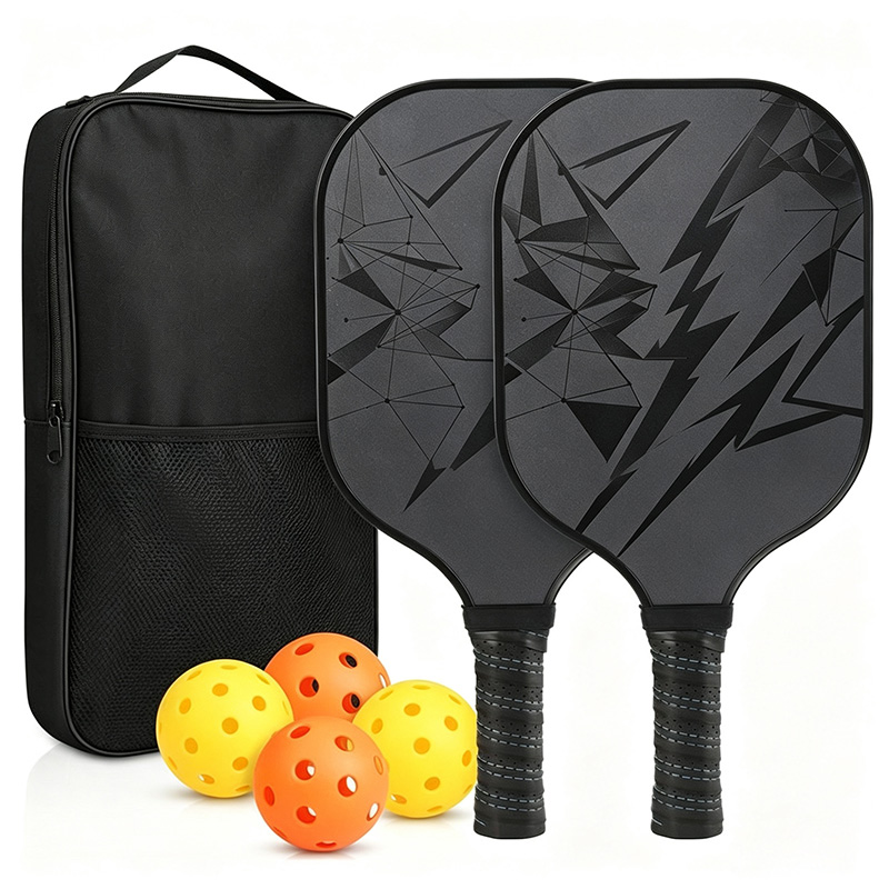 Wide Face Fiberglass Pickleball Paddle Large Sweet Spot Entry Level Bulk Thumbnail 7