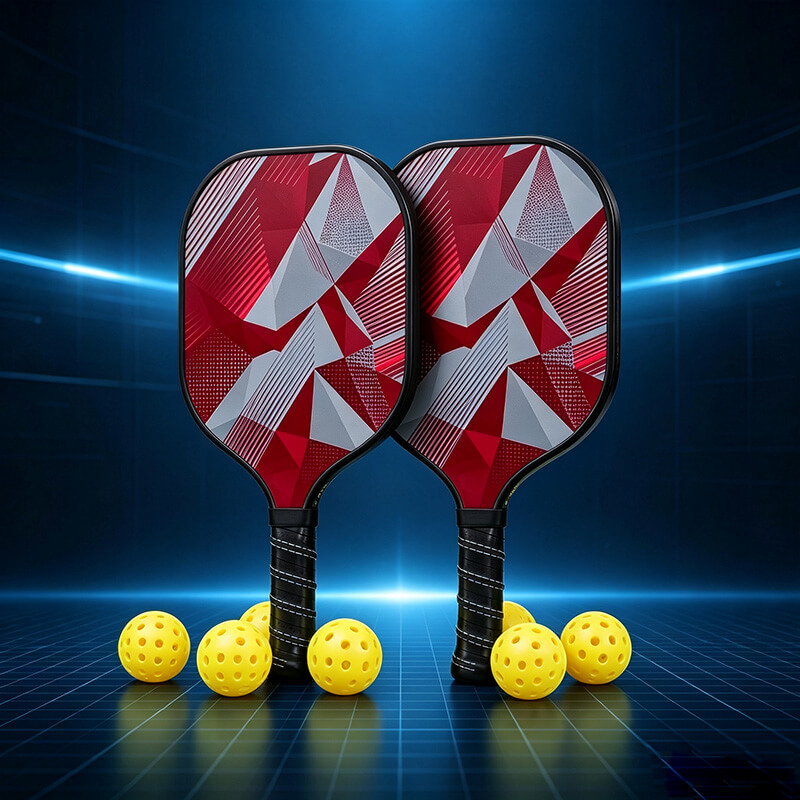 Thickened Shockproof Fiberglass Pickleball Paddle High Durability Venue Bulk Thumbnail 5