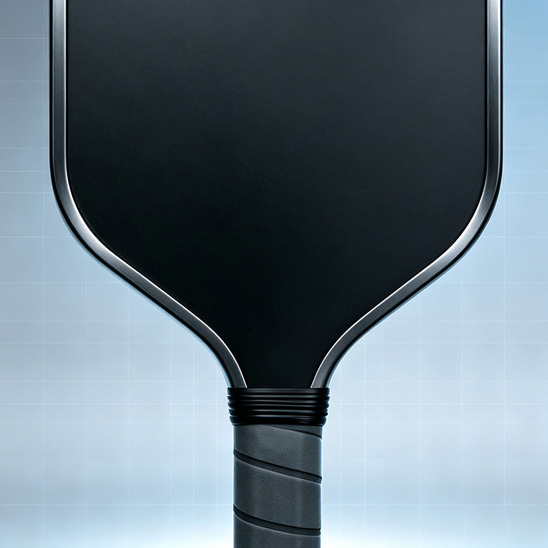 Solid Color Matte Fiberglass Pickleball Paddle Minimalist Entry Bulk Wholesale Thumbnail 4