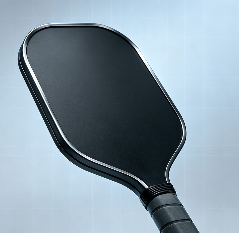 Solid Color Matte Fiberglass Pickleball Paddle Minimalist Entry Bulk Wholesale Thumbnail 7