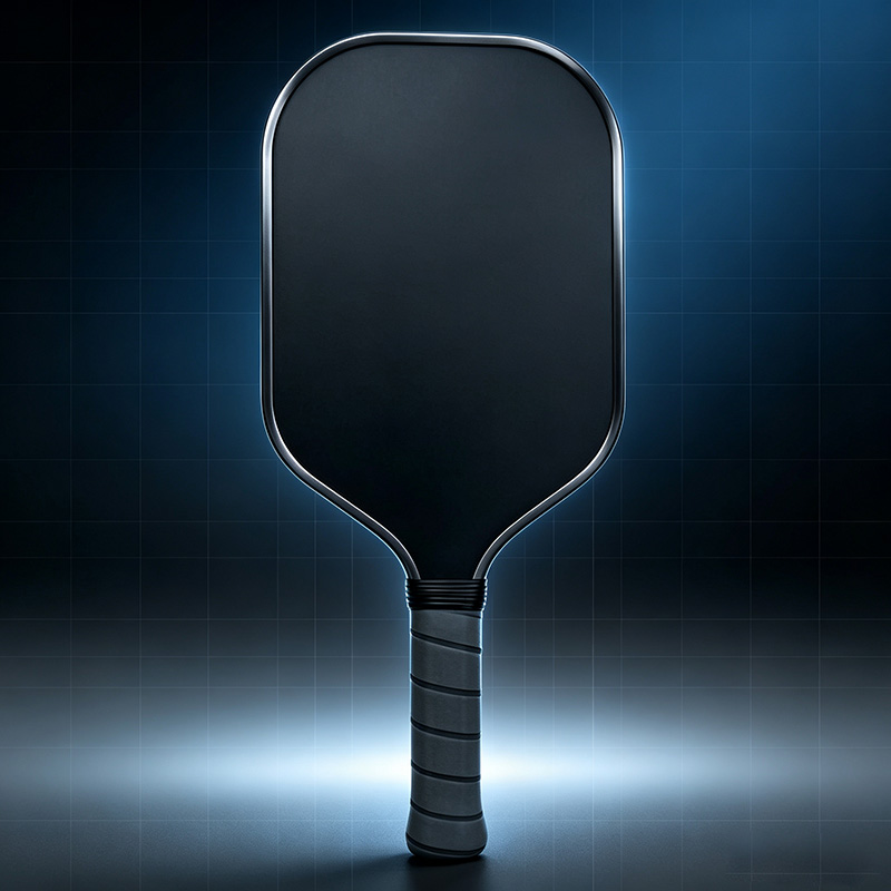 Solid Color Matte Fiberglass Pickleball Paddle Minimalist Entry Bulk Wholesale Thumbnail 8